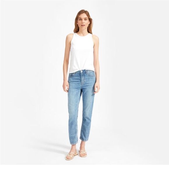 Everlane The Super Soft Relaxed Denim Blue Jeans Medium Wash Size 26 - Picture 1 of 4